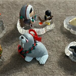 6 Vintage Hallmark Frosty Friends Ornaments